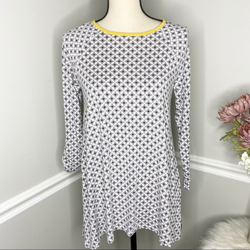 Matilda Jane Geometric Long Sleeve Tunic Top